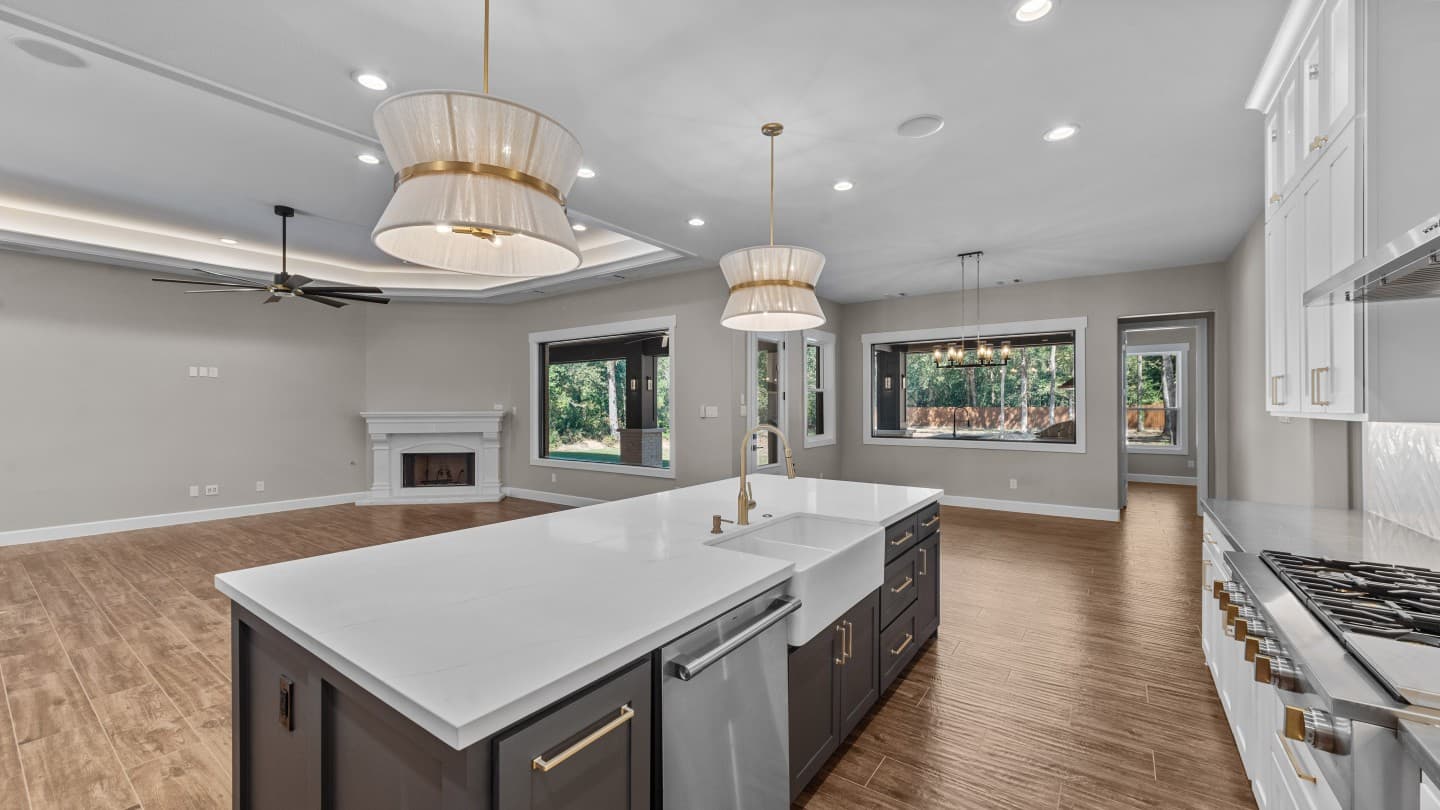 Modern luxury kitchen with smart technology