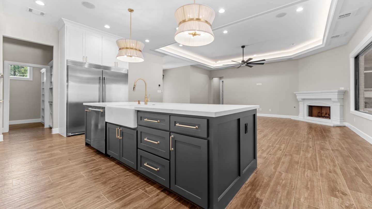 Luxury custom kitchen design by Vanguard Builders